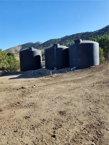 Working water tanks.  3000 gallons each.