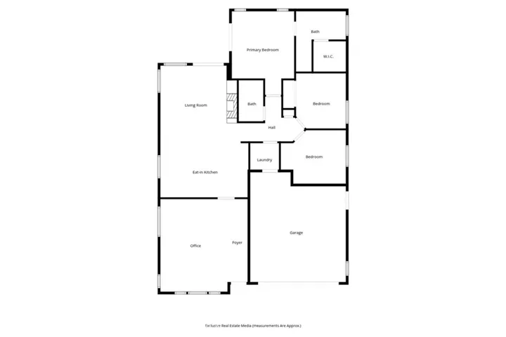 Floor plan without measurements