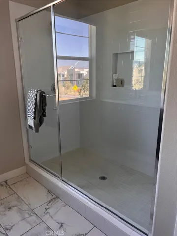 Primary bathroom shower