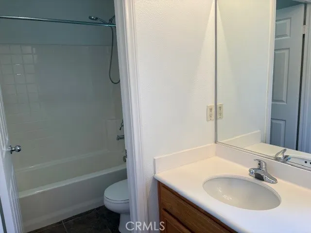 Upstairs hall bathtub and shower