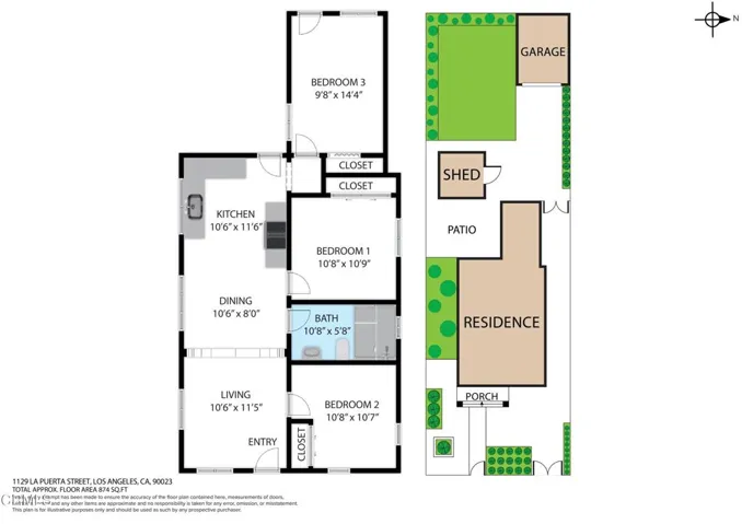 1129 La Puerta St - Floor plan #2