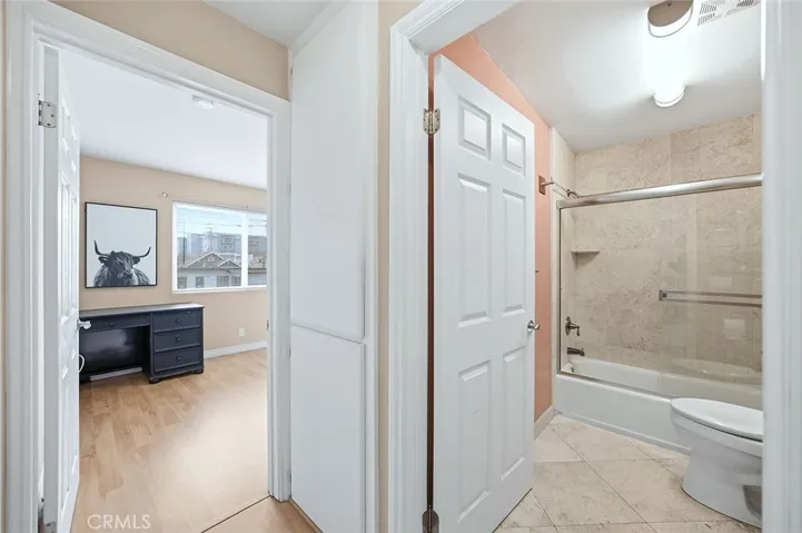 Hall looking at Bath 2 and Bedroom 2