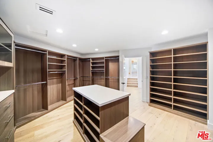 Primary closet