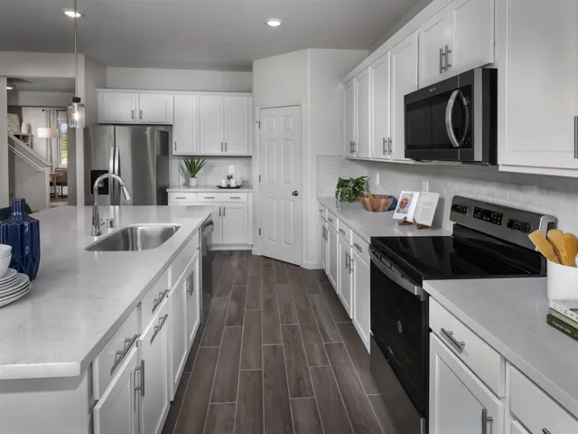 Photo is not of the actual home, but is an inspirational photo of builder’s model home.