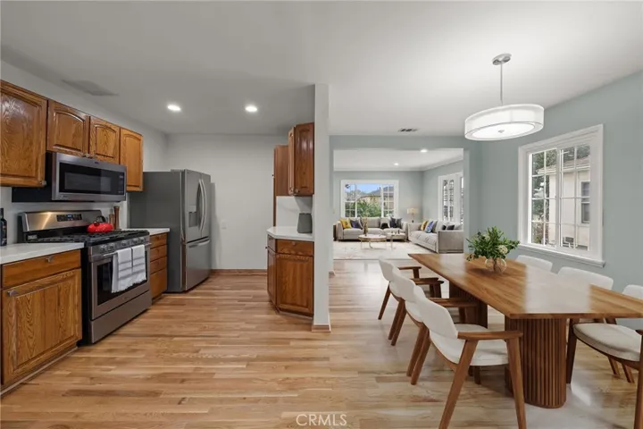 Dining room- virtually staged