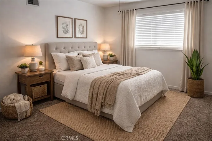 Bedroom pic 2 not virtually staged.