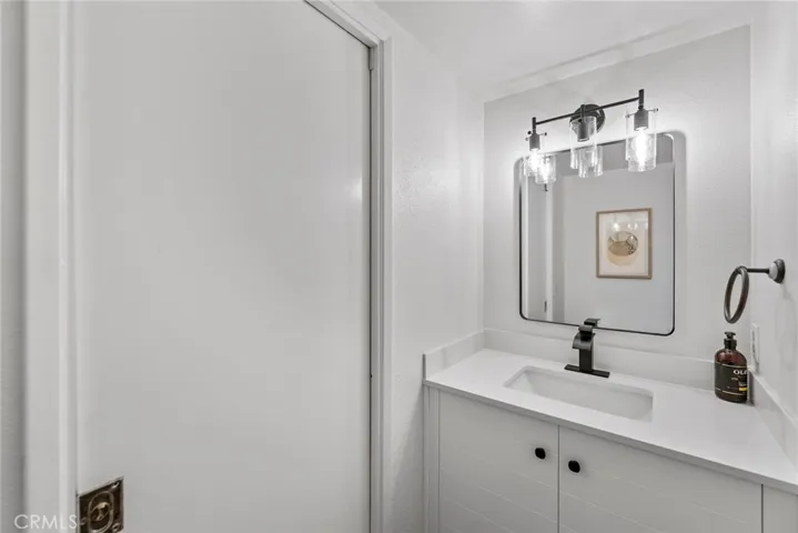 Renovated powder room