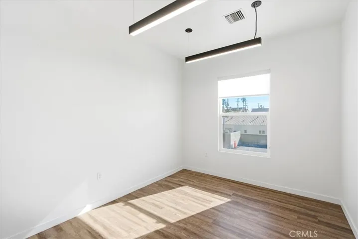 Bright, airy room perfect for a home office or studio space.