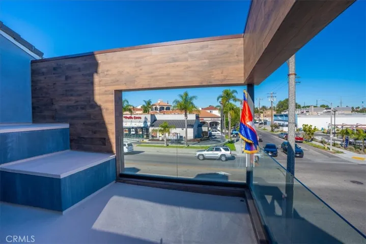 Private outdoor space with seamless indoor/outdoor access and views.