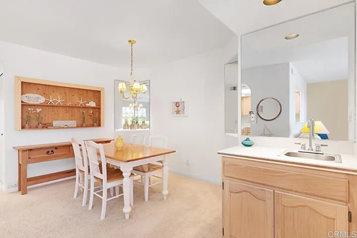 Dining Area with Wet Bar