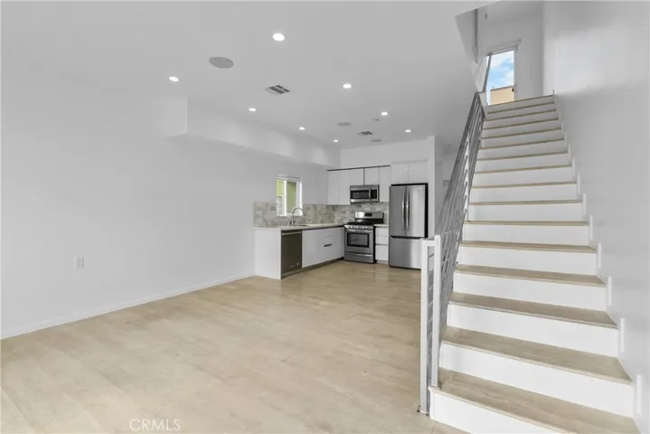 High ceiling with natural light .