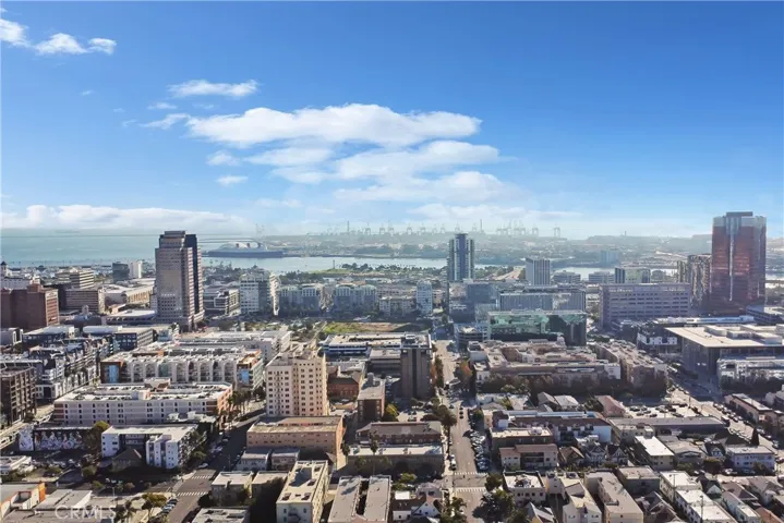 Aerial View of Long Beach