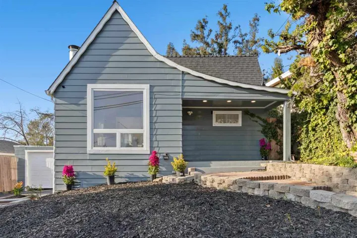 View of front facade featuring a porch