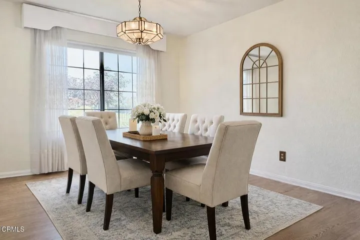 dining room  digitally staged