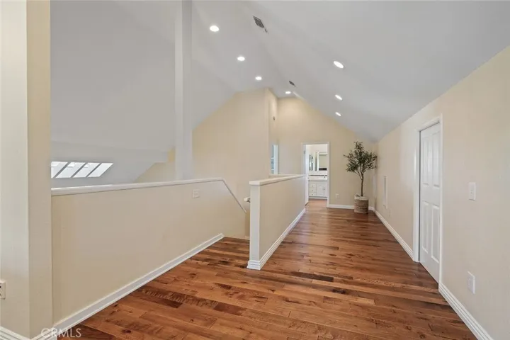 Hallway to the 4th bedroom on the second level.