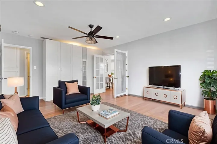 Virtually Staged Front Living Room. Which is Currently the 4th Bedroom.