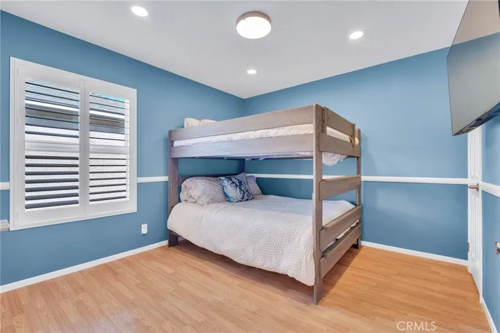 3rd Guest Bedroom with 1 Windows, Window Shutter & Recessed Lighting.