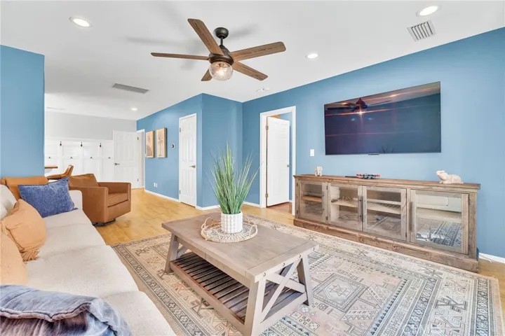 Another View of Your Family Room & Entrance Door to The Primary Bedroom.