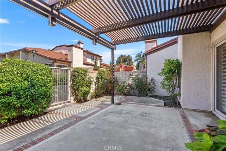 Make this spacious patio your own