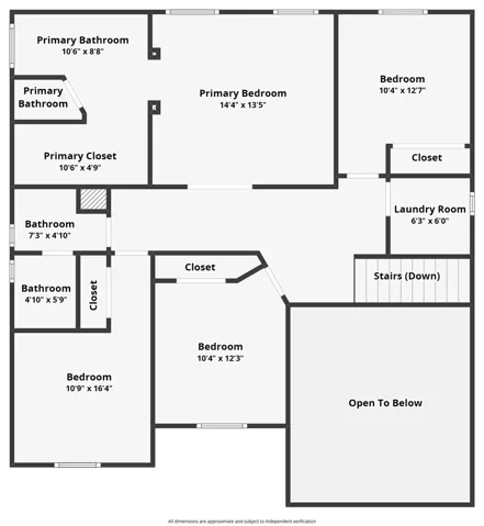 Floorplans are digitally created and estimates only