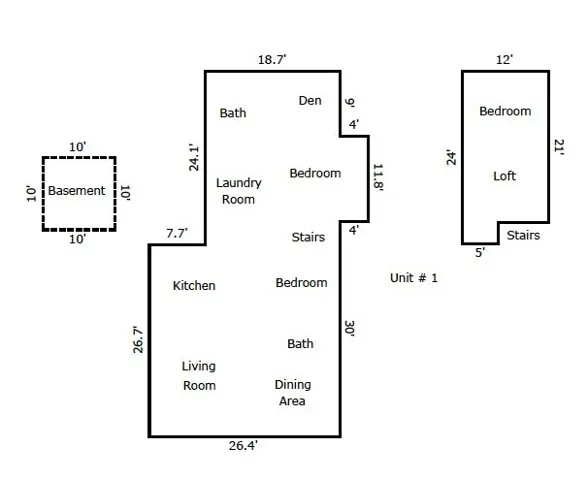 Layout for visualization only - not a complete floor plan to spec