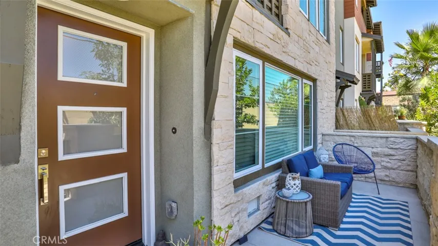 Front porch.  1 of 2 outdoor areas.