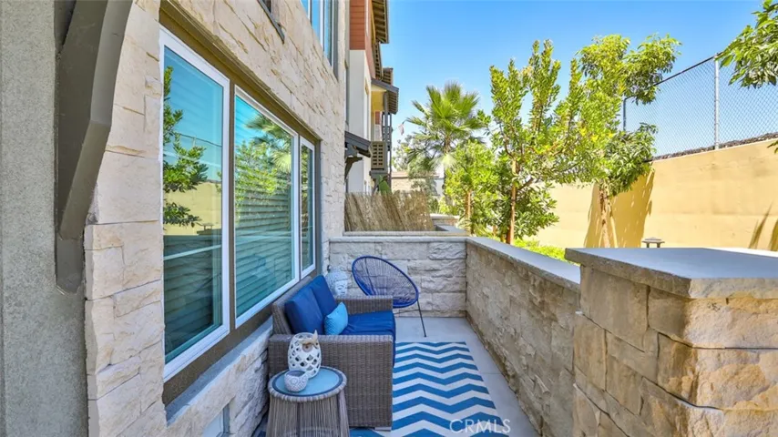 Front porch.  1 of 2 outdoor areas.