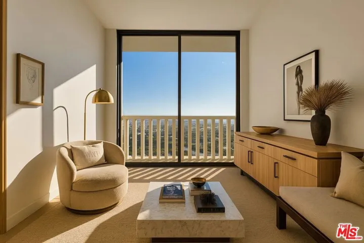 Virtually stage den / office