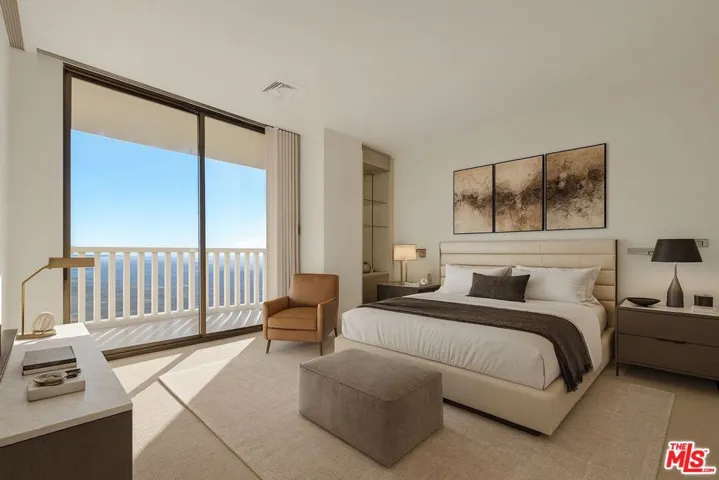 Virtually staged 2nd bedroom