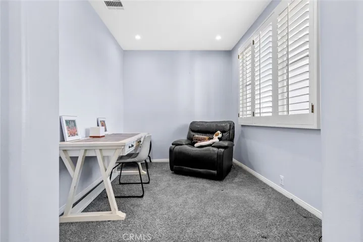 Seating area/office in Main bedroom