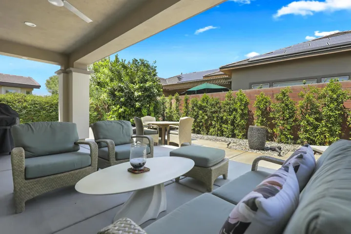 Covered patio
