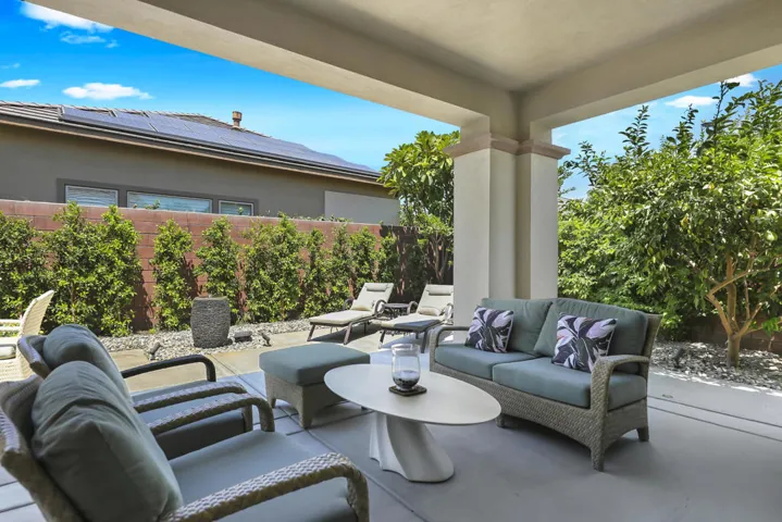 Covered patio
