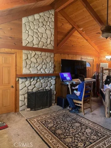 Main house fireplace.