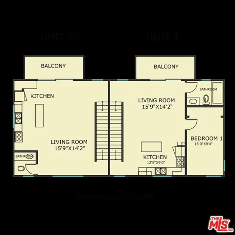 Middle Townhomes 2nd level