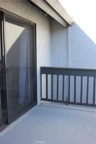 Balcony off living room