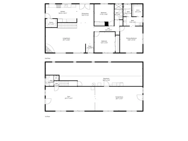 Floorplan of home. Measurements and layout are approximate.