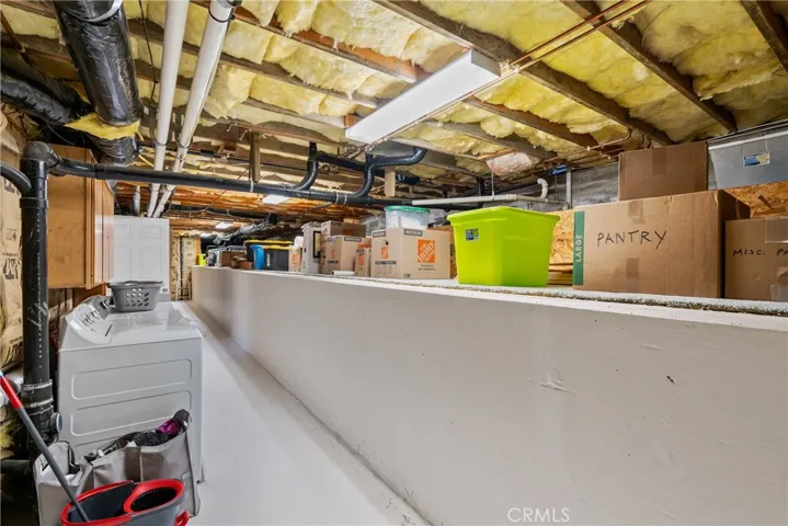 Under the home there is a huge amount of room for storage.