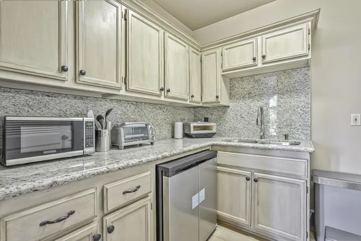 Attached Guest Casita has a nice kitchenette and laundry
