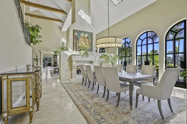 Tons of light and volume including the wood beams
