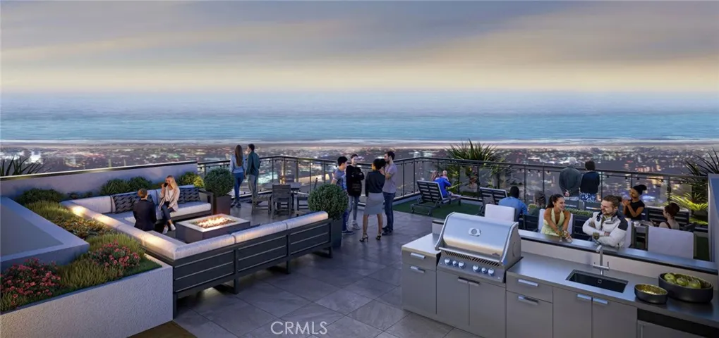 Rooftop Deck. Images shown are artist rendering and not of actual unit. Final finishes may vary.