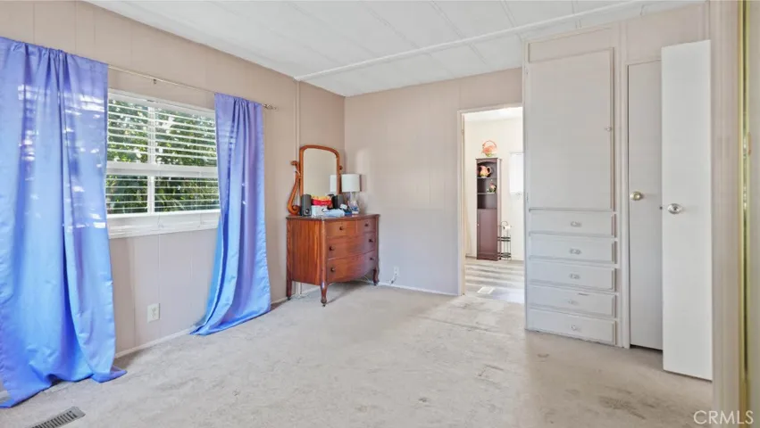 Master bedroom with master bathroom