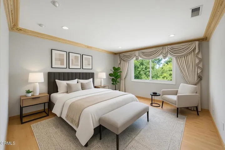 bedroom virtual staged