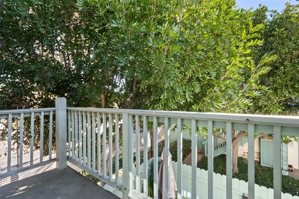 Balcony off living room