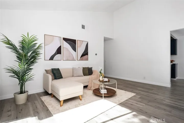 South-facing living room