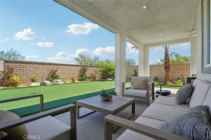 MODEL HOME BACK YARD