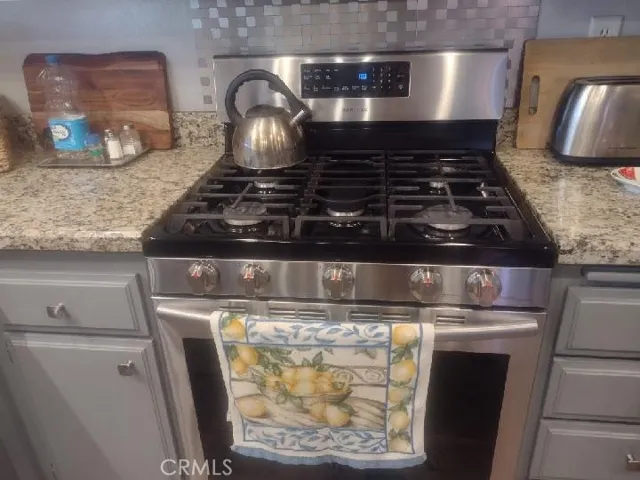 Newer upgraded gas range