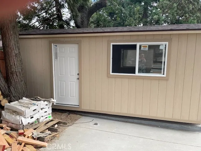 10x20 shed on upper driveway.