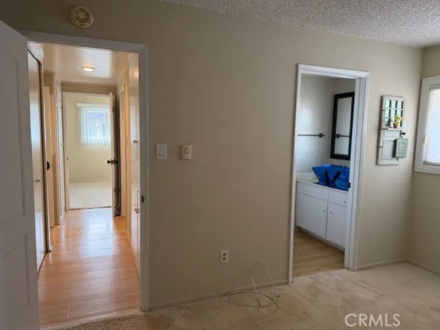 Main bedroom entry and entry to bath