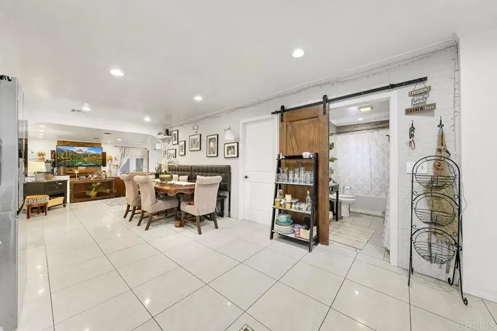 Main Residence Dining Area and Downstairs Full Bat