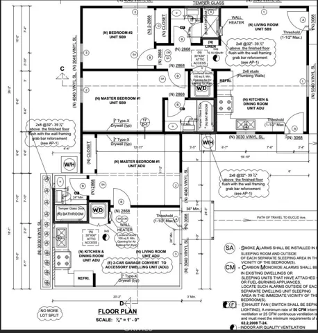 Floor plan ADU